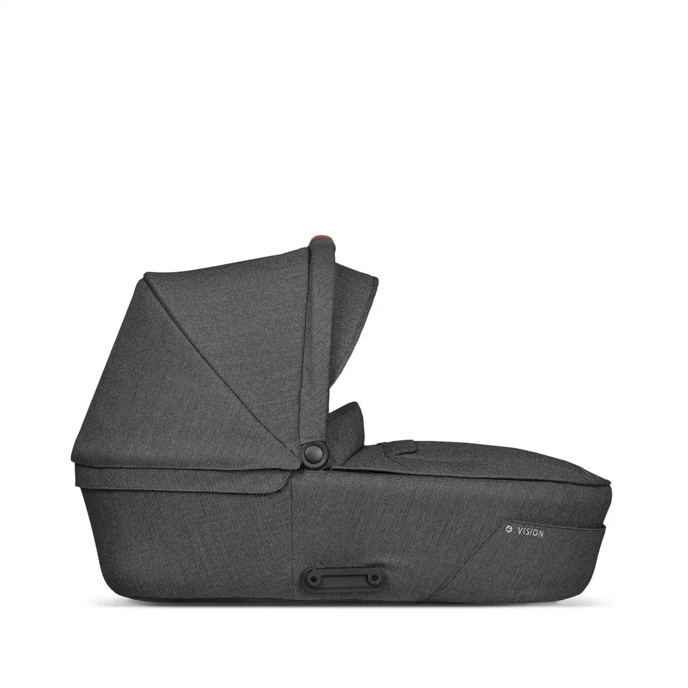 B-Ware Mutsy Icon Wanne Babywanne Vision Smokey Grey Zusammenklappbar Sonnenblende