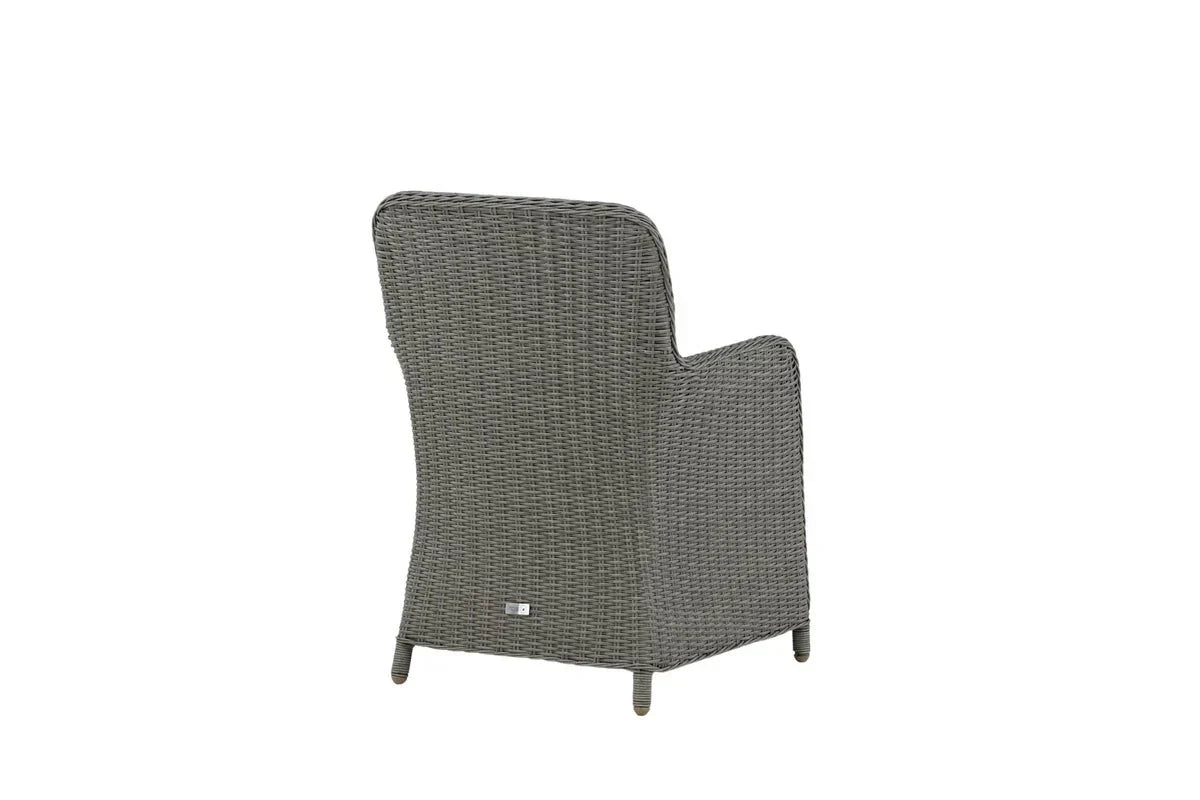2er Set - Gartenstuhl London aus synthetischem Rattan