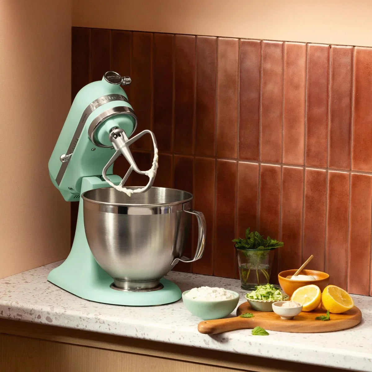 KitchenAid Küchenmaschine 4,7L Artisan 5KSM195PSESD Küchenmaschine Spearmint