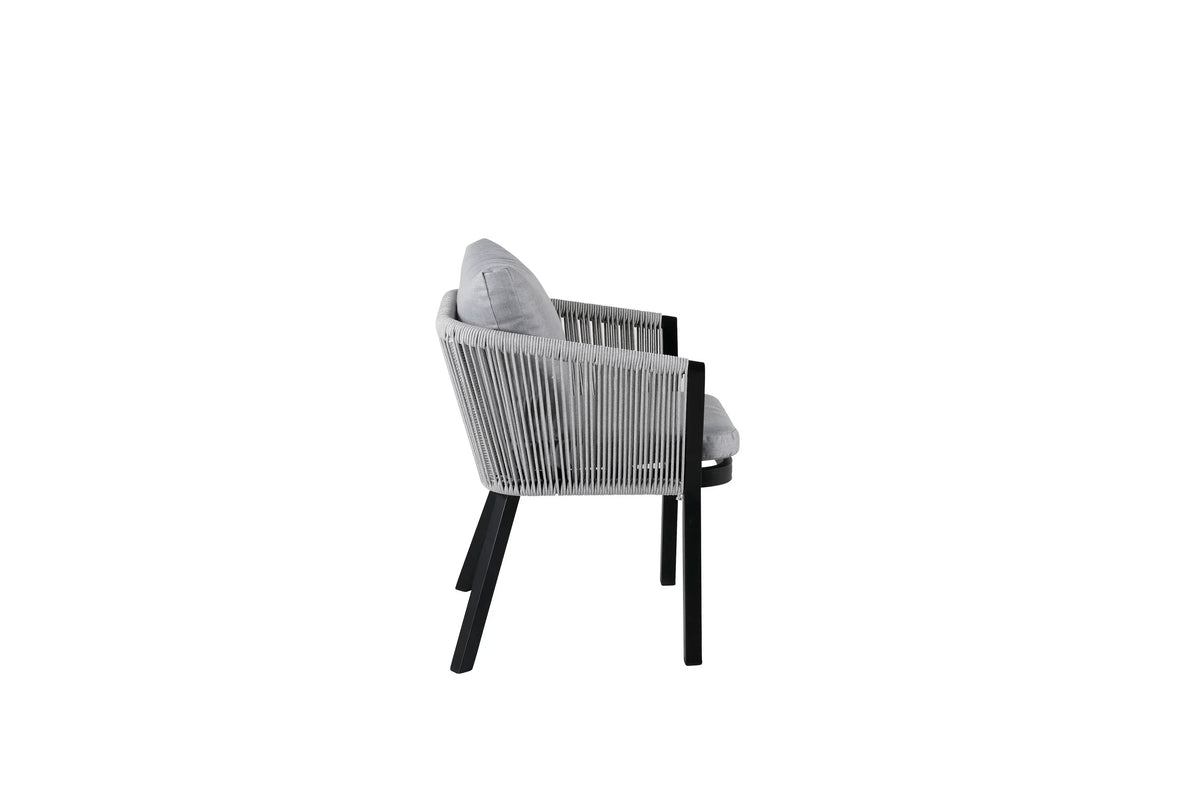 2er Set - Gartenstuhl Myria aus Metall/Polyester