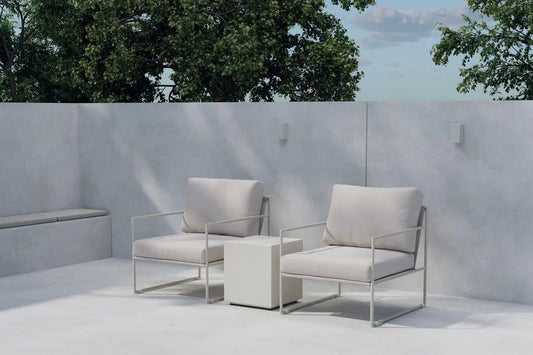Set lounge da giardino Karino – set da 3 pezzi in beige