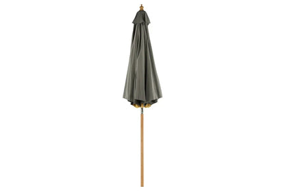 Garten Sonnenschirm Boho – Ø270 cm in wahlweise Schwarz oder Grau