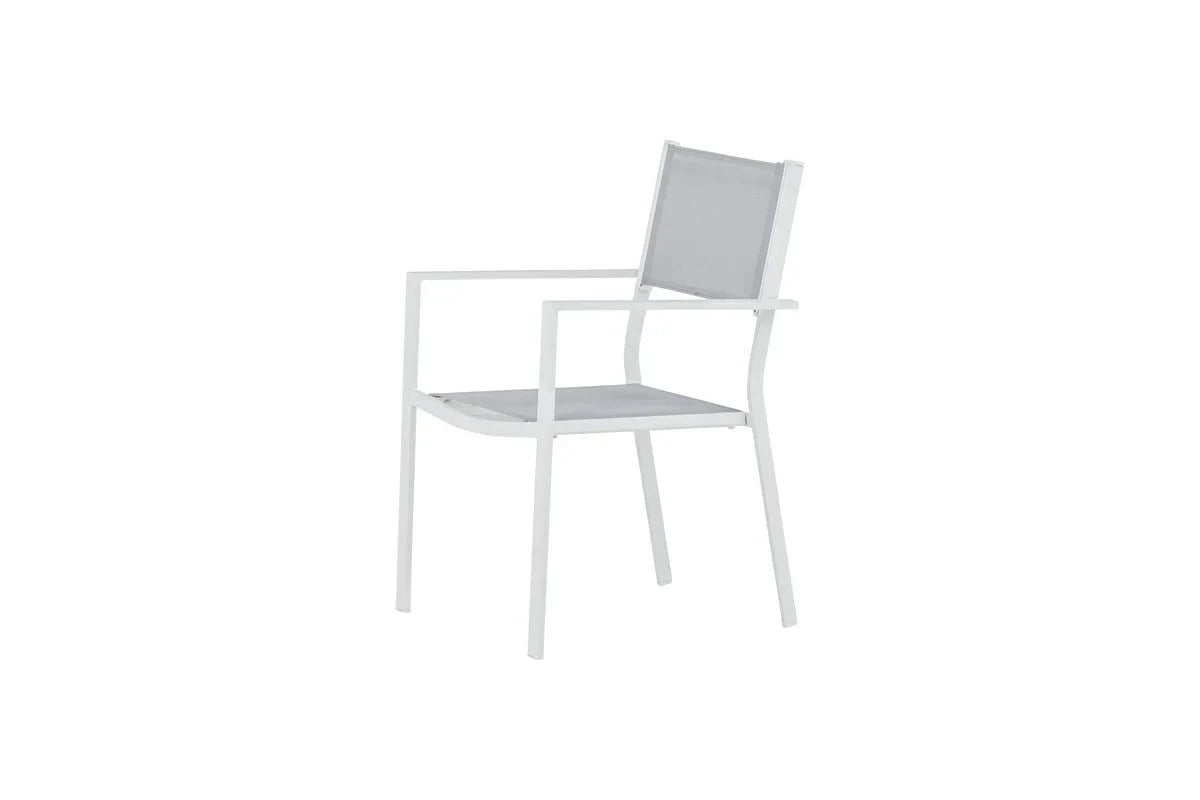 2er Set - Gartenstuhl Karibik aus Aluminium/Textilene