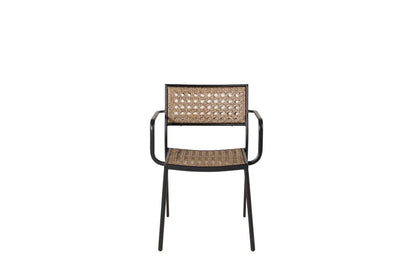 4er Set - Gartenstuhl Marave aus Rattan inkl. Kissen