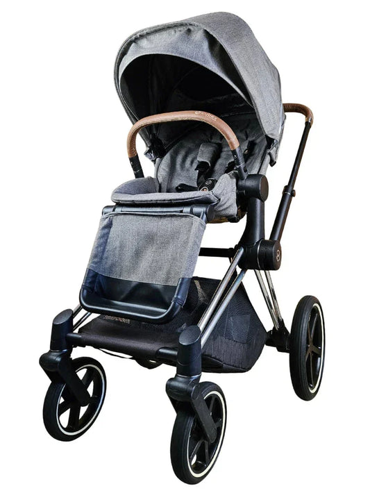 Cybex Priam 3 Passeggino (telaio con seduta) - Telaio in alluminio - Grigio in buone condizioni