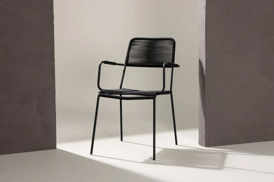 Set da 2 - Sedia da giardino Marla in metallo/poliestere
