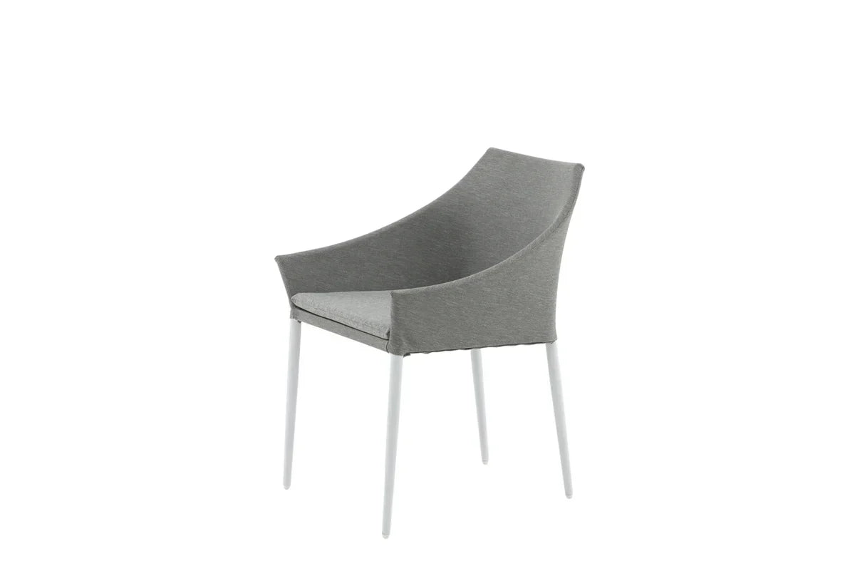 2er Set - Gartenstuhl Sophia aus Aluminium/Polyester