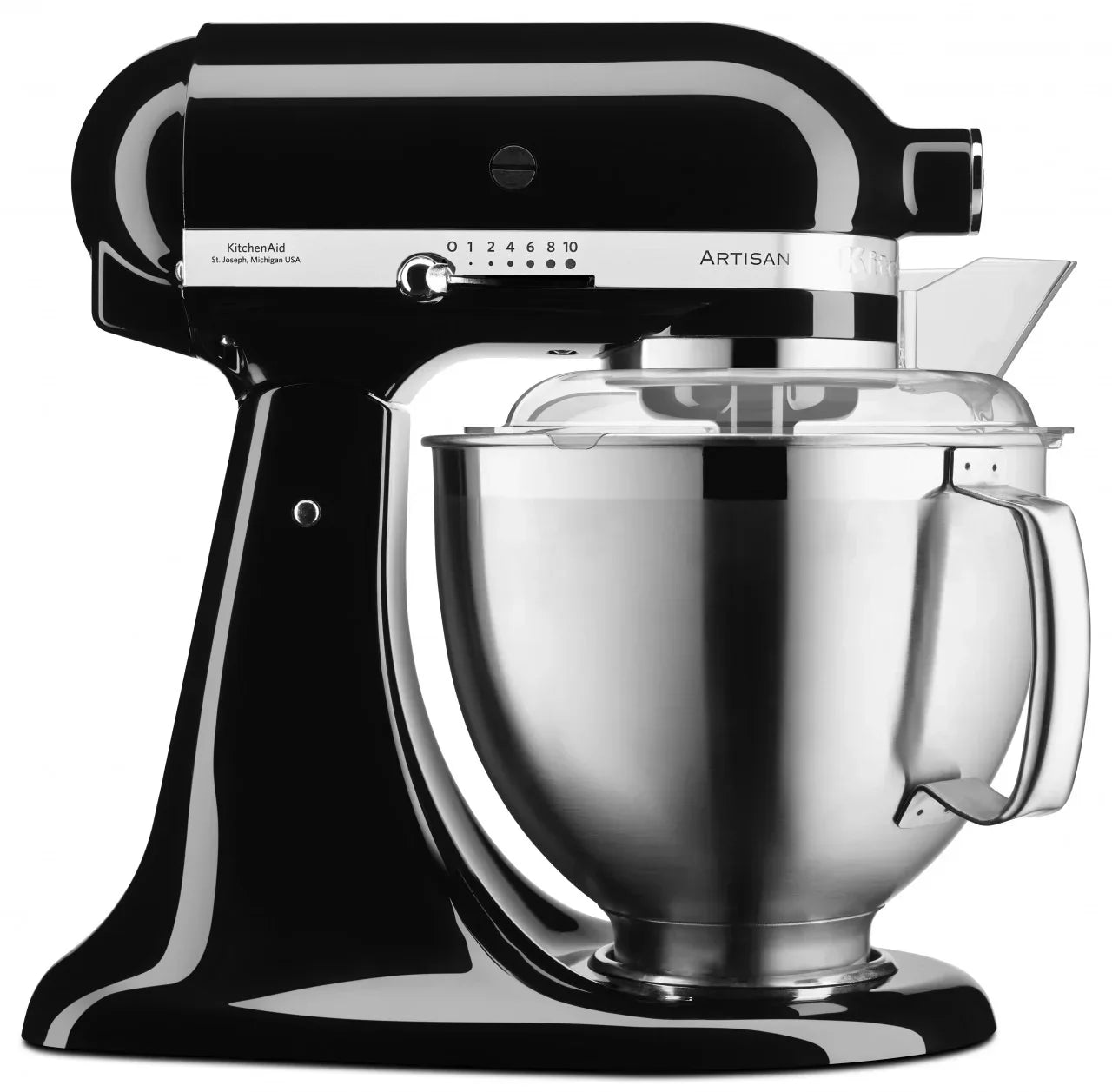 KitchenAid 4,8 L 5KSM185 Artisan Küchenmaschine Breadlover Messerschmidt Getreidemühlenvorsatz, Brotbackschüssel