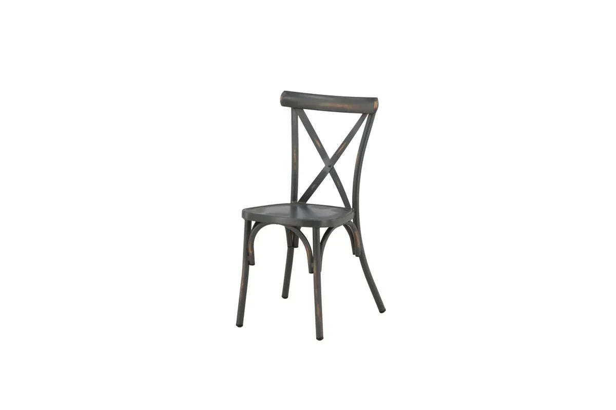 2er Set - Gartenstuhl Ellen aus Aluminium