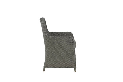 2er Set - Gartenstuhl London aus synthetischem Rattan
