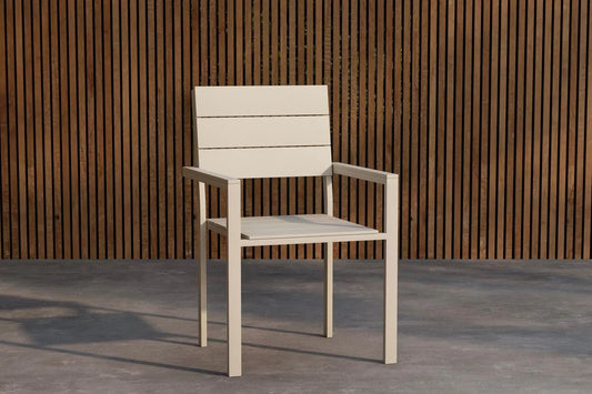 Set da 2 - Sedia da giardino Leonie in alluminio