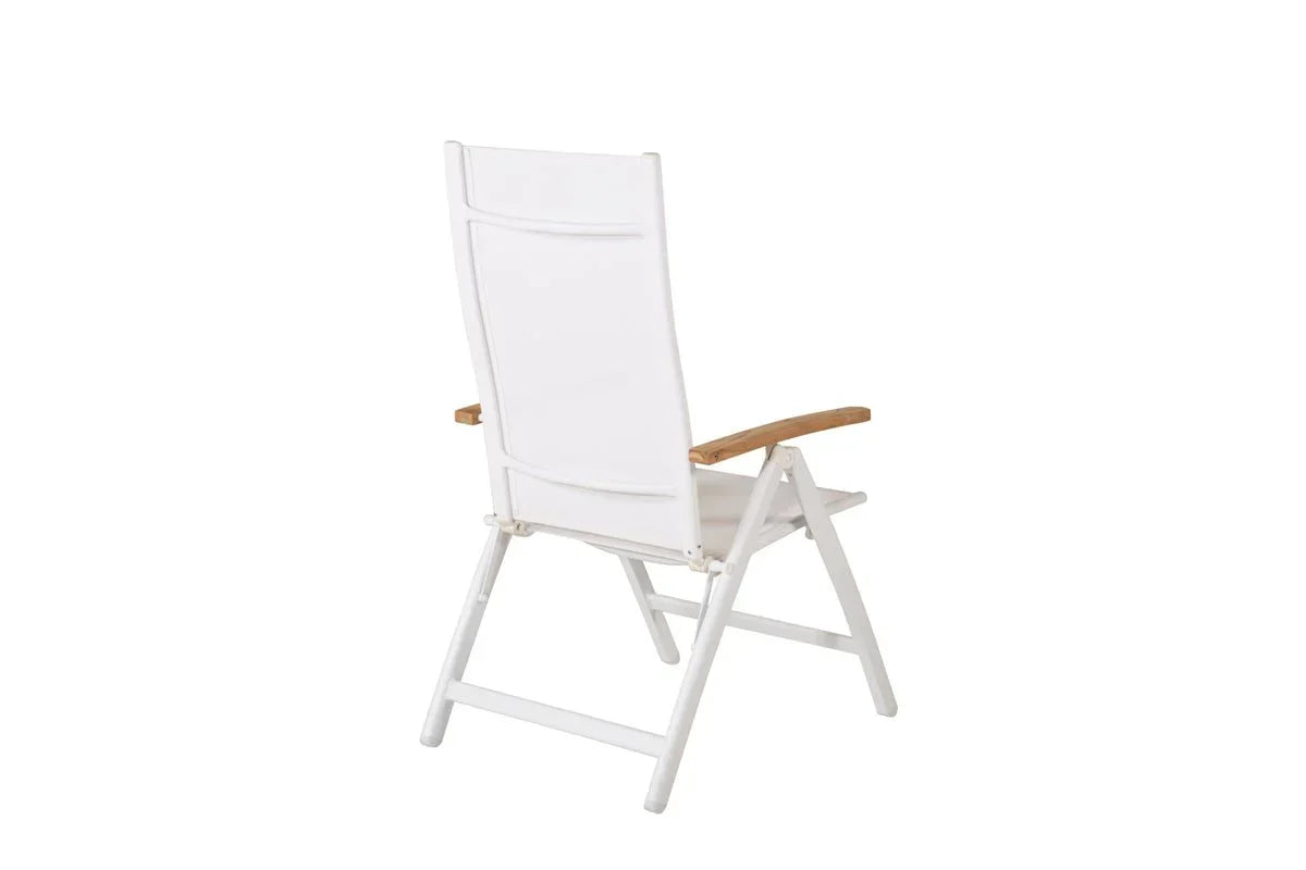 2er Set - Gartenstuhl GranCanaria aus Textilene/Aluminium in Schwarz, Weiß oder Beige