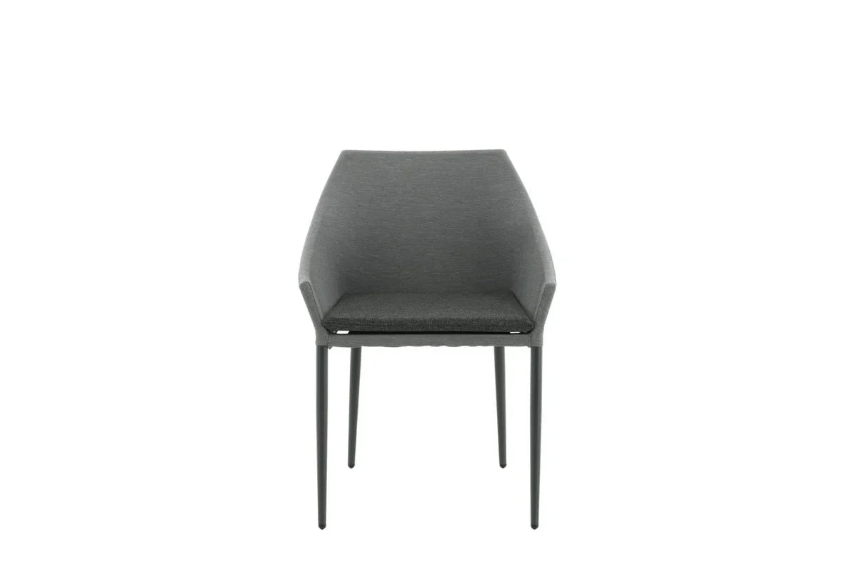 2er Set - Gartenstuhl Sophia aus Aluminium/Polyester
