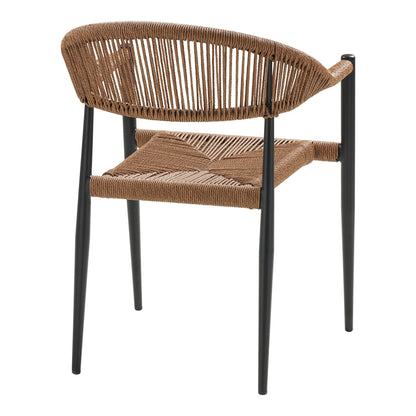 2er Set - Gartenstuhl Canaria aus Aluminium/Rattan