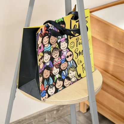 HOMCOM Garderobe, Hutständer mit 8 Haken, Kleiderständer mit Ablage, Stehkleiderschrank für Kleidung, Hüte, Taschen, Metall, Weiß, 45 x 45 x 180 cm