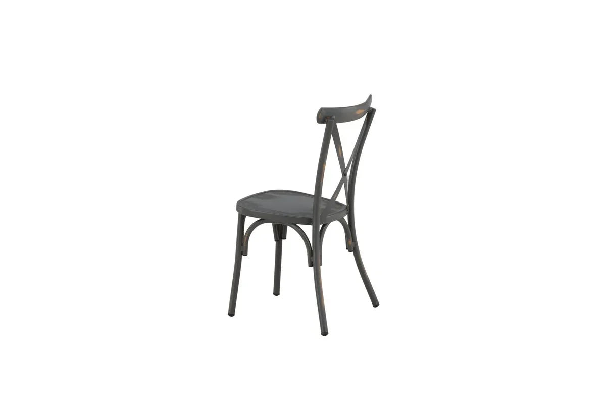 2er Set - Gartenstuhl Ellen aus Aluminium