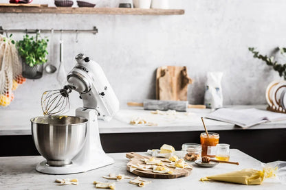 KitchenAid 4,3 L 5K45SS Classic Küchenmaschine Set 2 + Schüssel 4,8 L + Spritzschutz