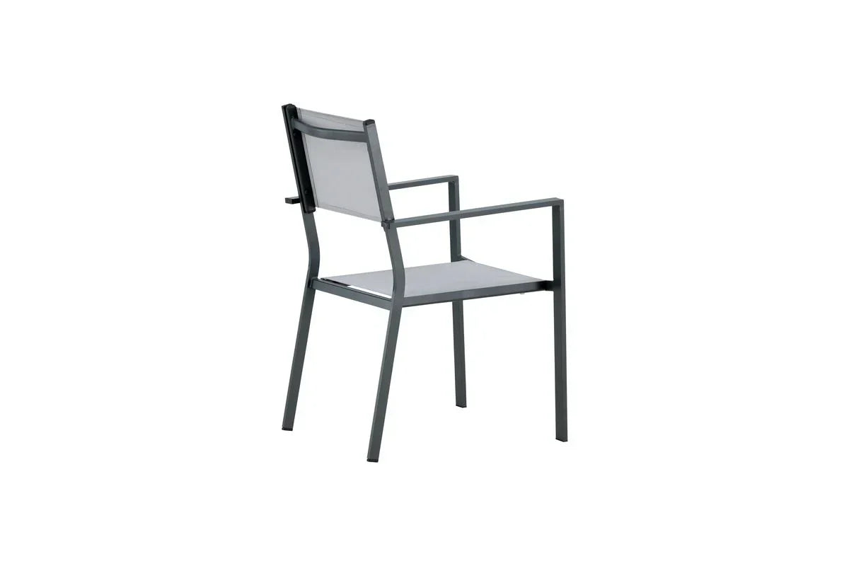 2er Set - Gartenstuhl Karibik aus Aluminium/Textilene