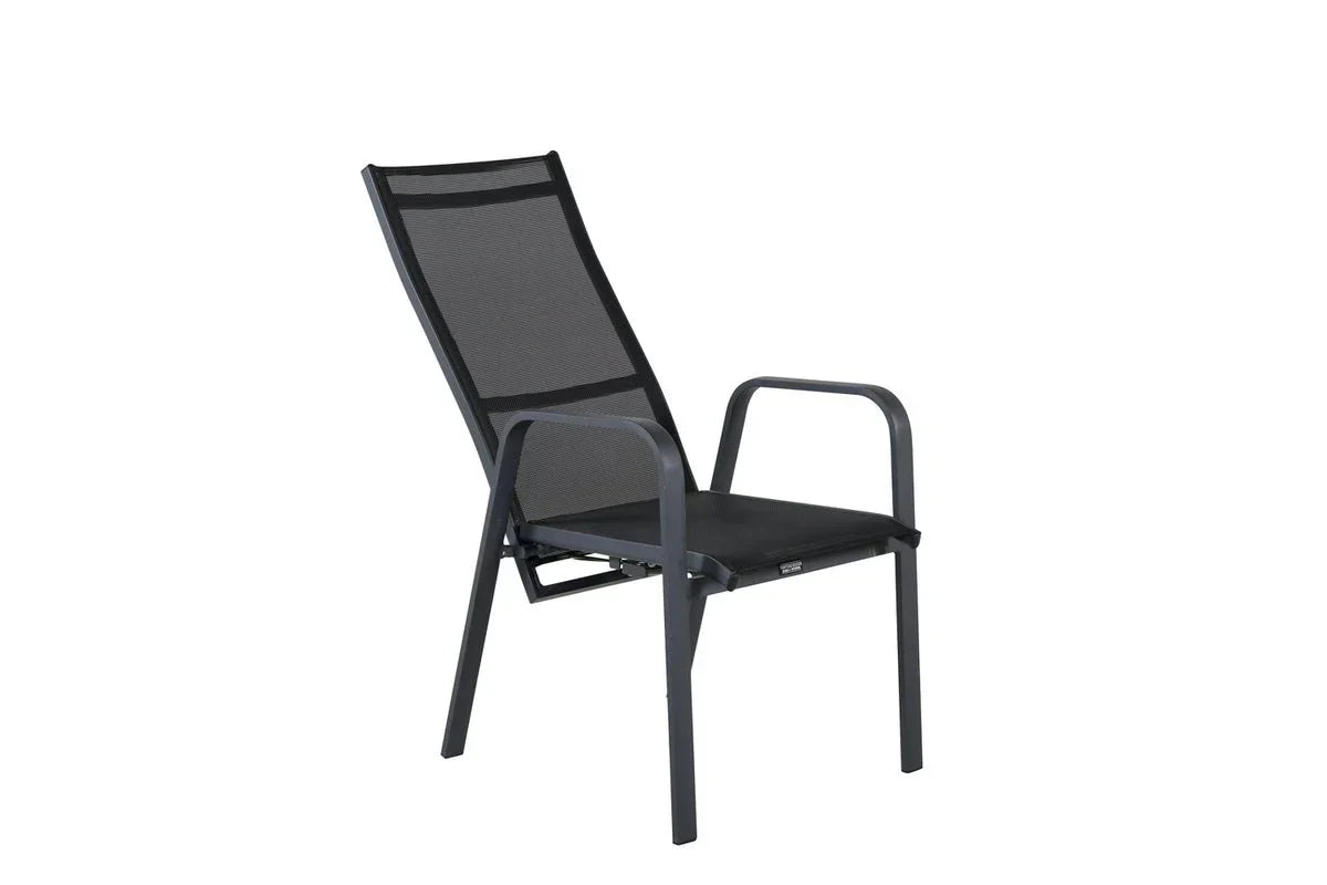 2er Set - Gartenstuhl Bossa aus Textilene/Aluminium