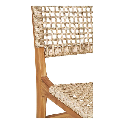 2er Set - Gartenstuhl Capri ohne Armlehne aus Teakholz