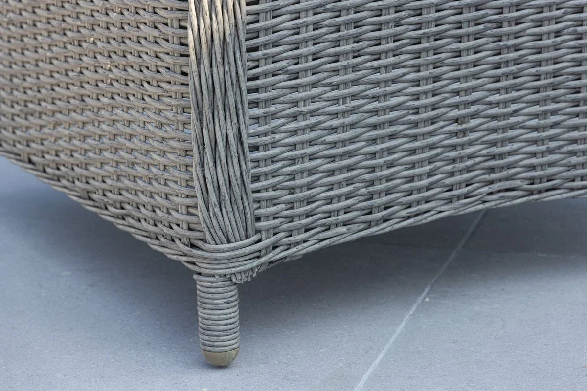2er Set - Gartenstuhl London aus synthetischem Rattan