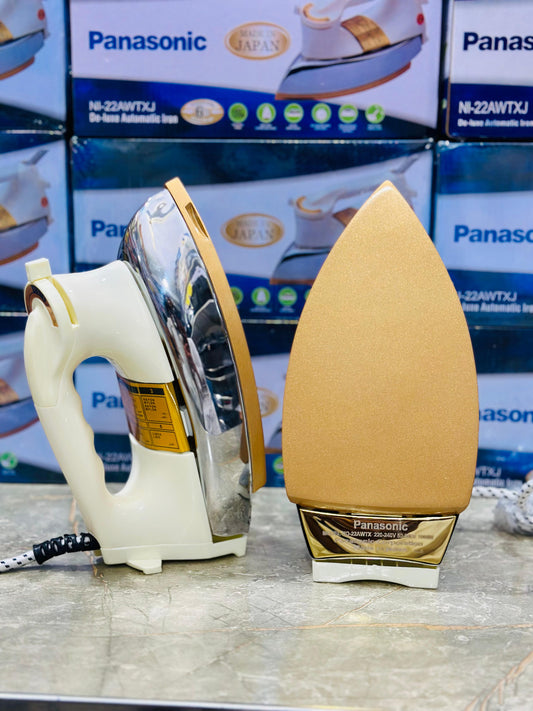 panasonic iron nonstick plate 3 plug 5 years warranty