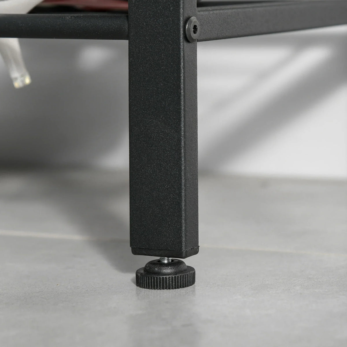 HOMCOM Kleiderständer Schuhregal mit 8 Haken und 2 Ablagen MDF Schwarz 72,8 x 34 x 182 cm