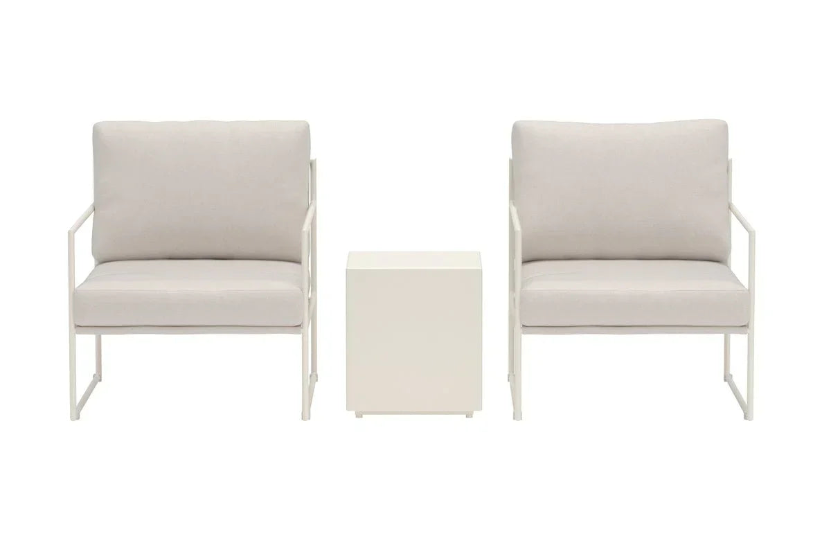 Garten Lounge Set Karino – 3 teiliges Set in Beige