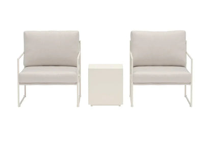 Garten Lounge Set Karino – 3 teiliges Set in Beige