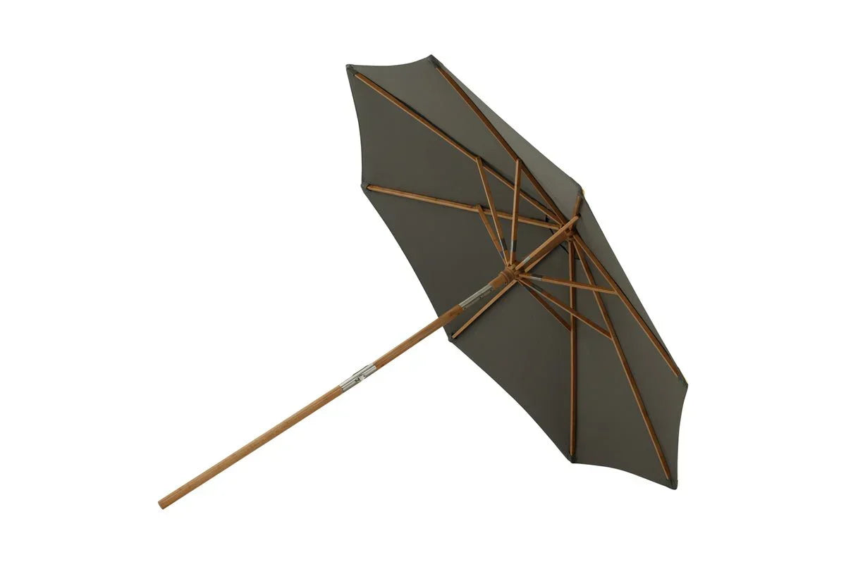 Garten Sonnenschirm Boho – Ø270 cm in wahlweise Schwarz oder Grau