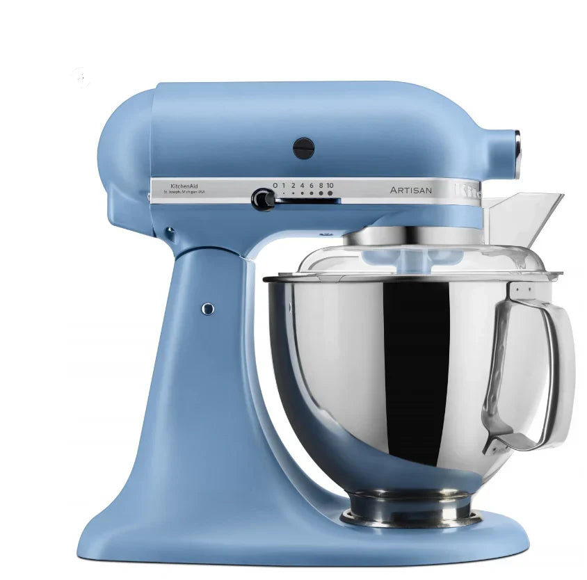 KitchenAid 4,8 L 5KSM175 Artisan Küchenmaschine Meatlover mit Ganzmetall- Fleischwolf und Spritzgebäckvorsatz