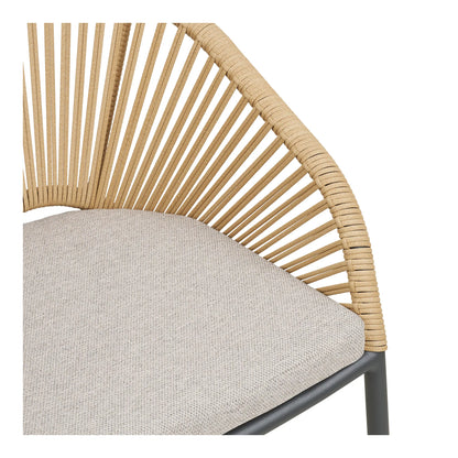 2er Set - Gartenstuhl Veleno in Beige oder Grün