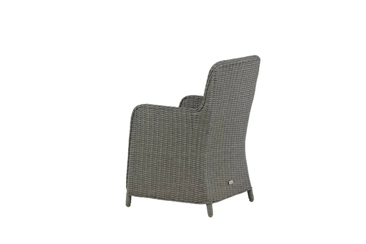 2er Set - Gartenstuhl London aus synthetischem Rattan
