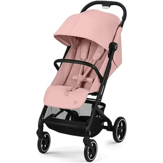 Cybex Gold Passeggino Beezy con imbracatura One-Pull, Dalla nascita a circa 4 anni (max. 22 kg), Compatto ed ergonomico, Candy Pink (Rosa con telaio nero)