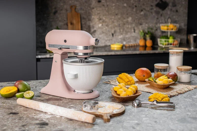 KitchenAid 4,8 L 5KSM175 Artisan Küchenmaschine Pastalover mit Nudelwalzen 3er- Set