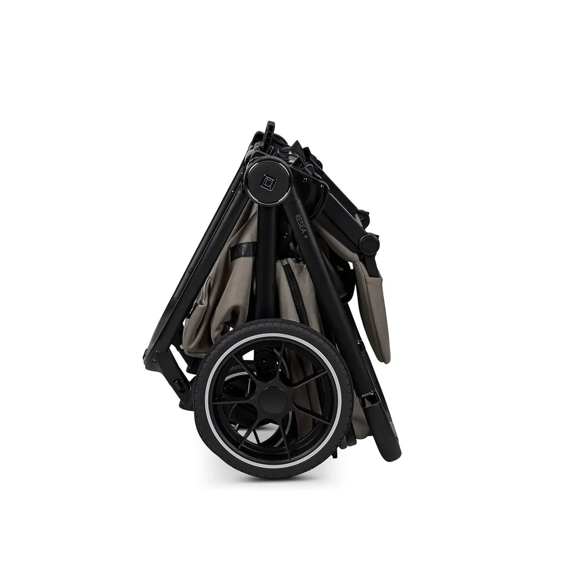 MOON RESEA+ mud, Black, Kombi-Kinderwagen Edition+, mit Wanne und Sportwagen Sitz, bis 22kg, Kollektion 2025