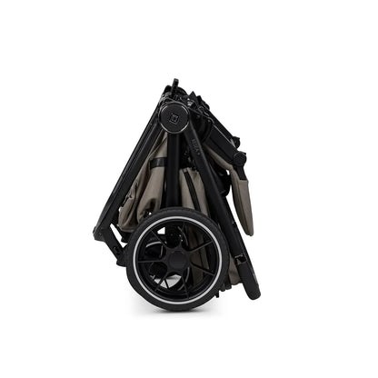 MOON RESEA+ mud, Black, Kombi-Kinderwagen Edition+, mit Wanne und Sportwagen Sitz, bis 22kg, Kollektion 2025