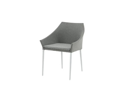 2er Set - Gartenstuhl Sophia aus Aluminium/Polyester