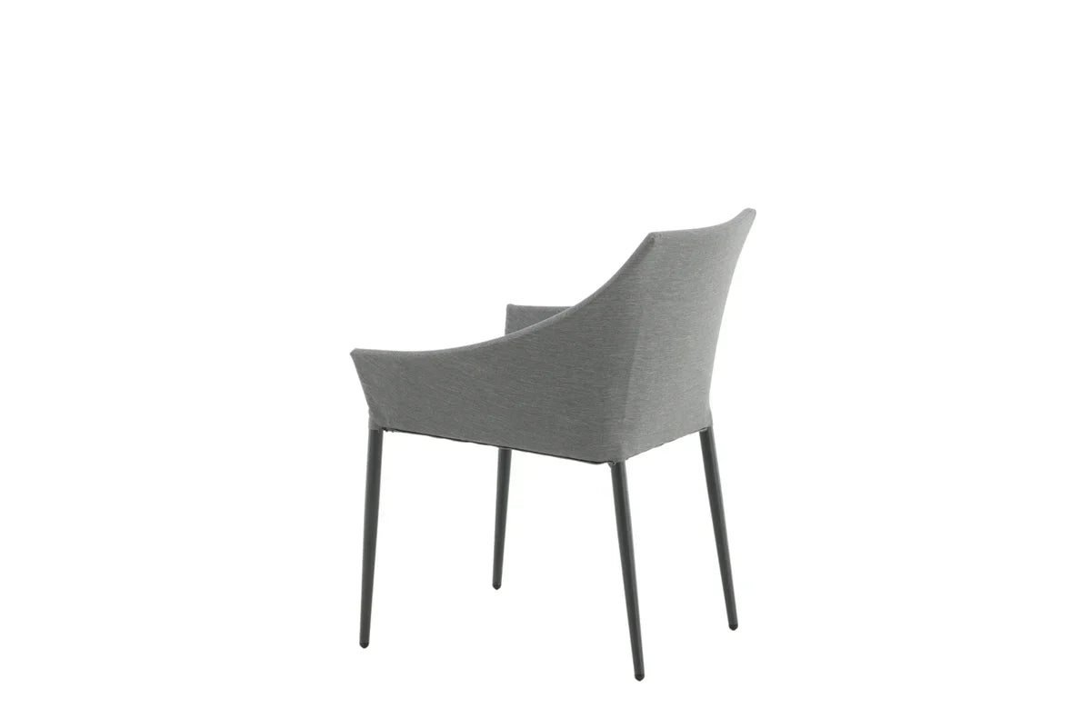 2er Set - Gartenstuhl Sophia aus Aluminium/Polyester