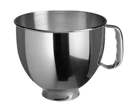 KitchenAid 4,3 L 5K45SS Classic Küchenmaschine Set 3 Gemüseschneider+Spritzschutz+Flexirührer