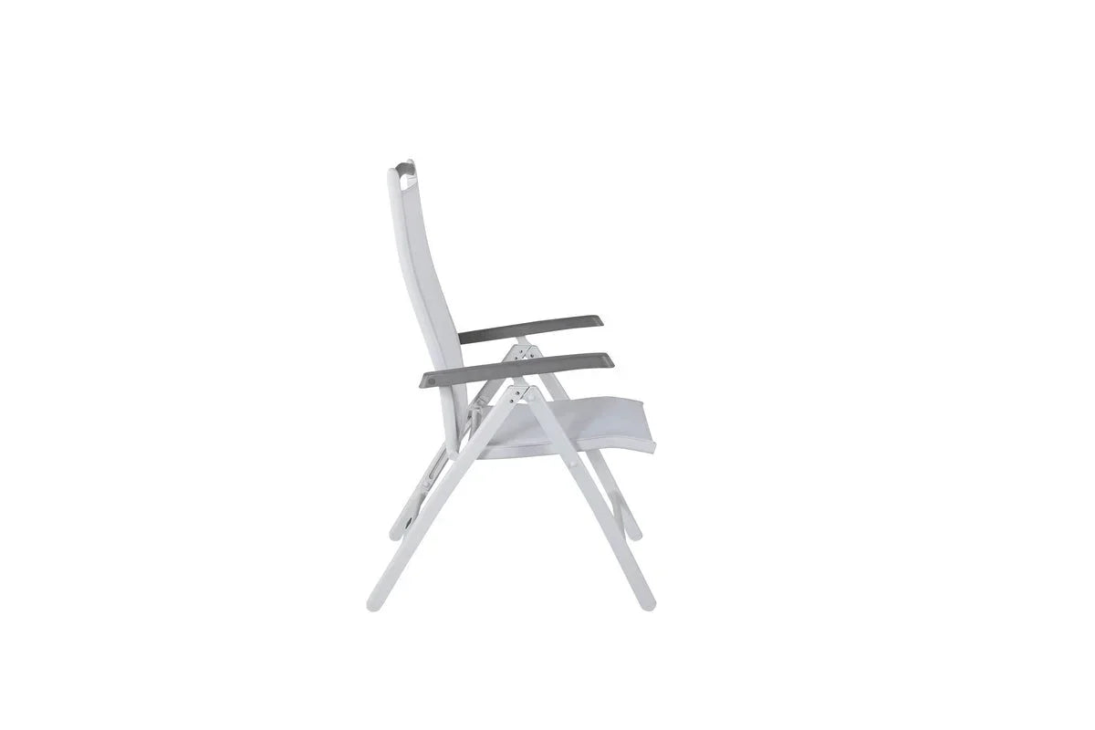2er Set - Gartenstuhl Kara - Gestell aus Aluminium, verstellbar